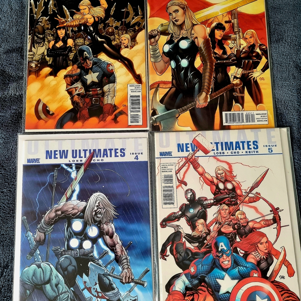 ULTIMATE NEW ULTIMATES #2 - 5, MARVEL COMICS, MINT,bagged and boarded